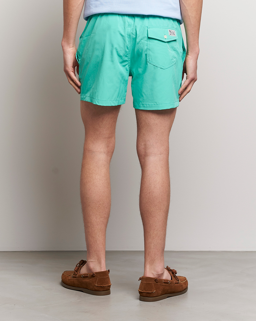 Herre | Badebukser | Polo Ralph Lauren | Recycled Slim Traveler Swimshorts Sunset Green