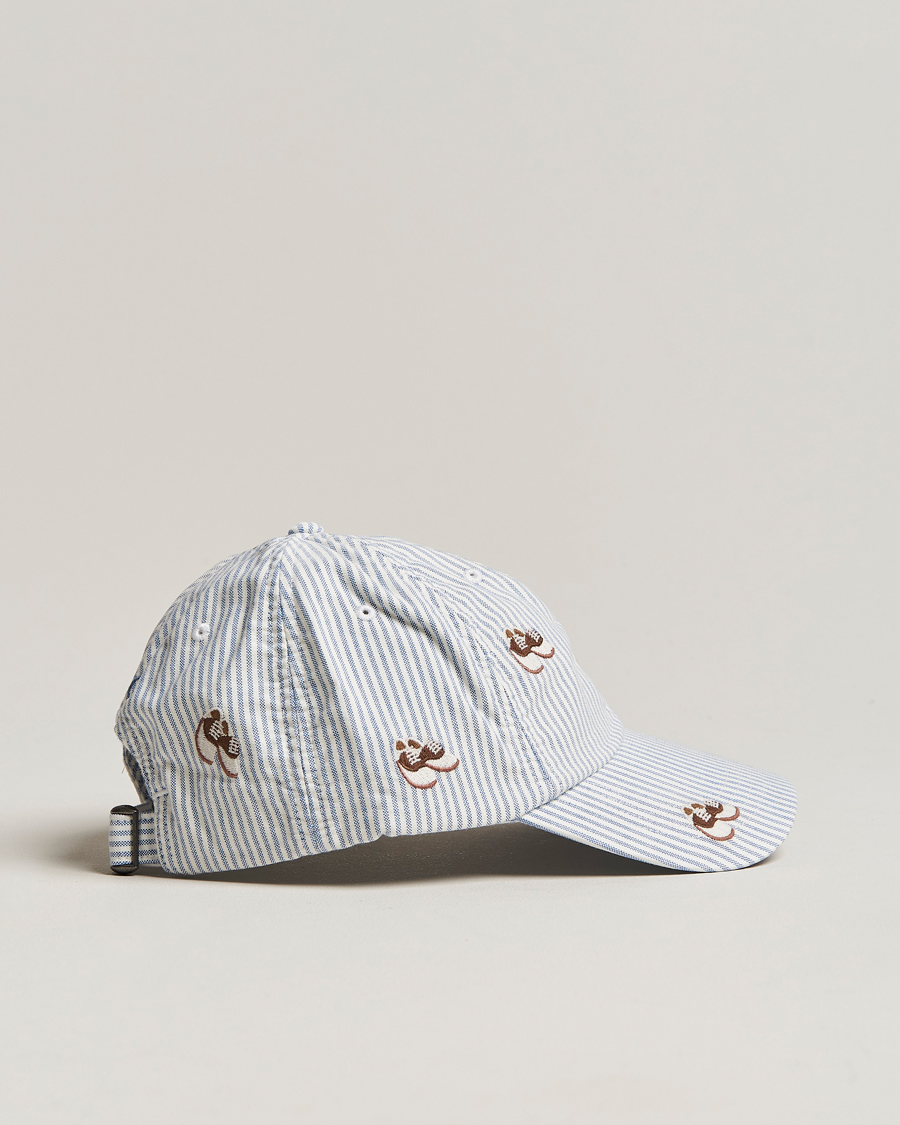 Herre | Polo Ralph Lauren Oxford Striped Cap Blue/White | Polo Ralph Lauren | Oxford Striped Cap Blue/White