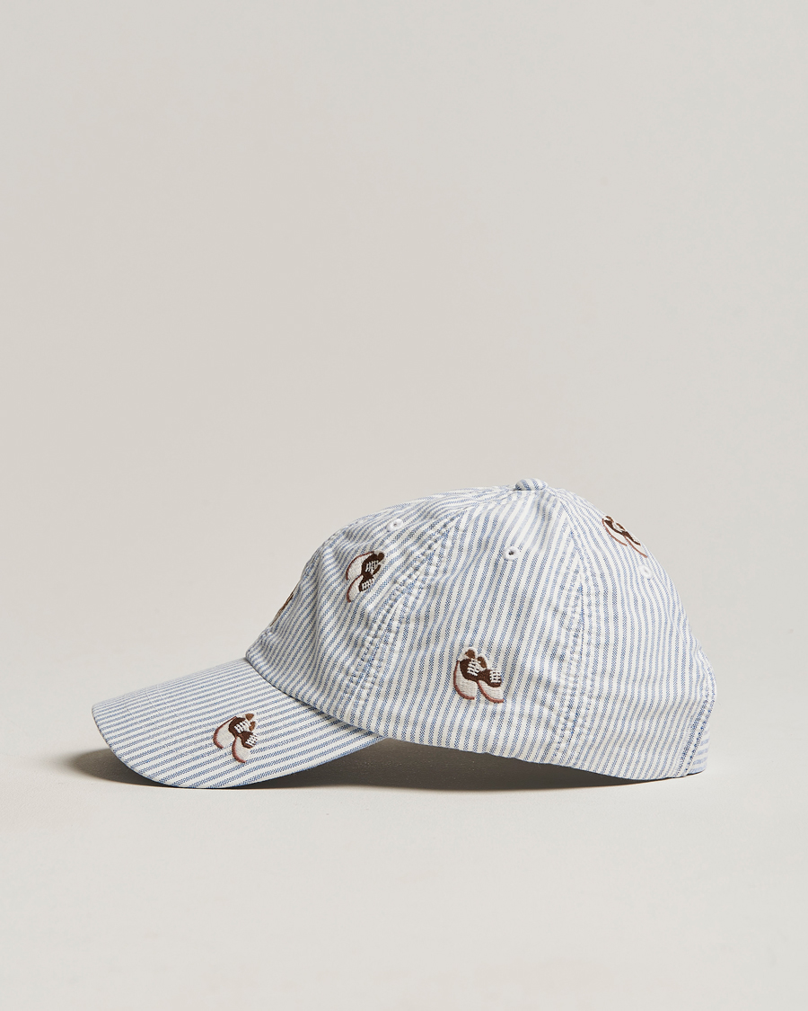 Herre | Polo Ralph Lauren Oxford Striped Cap Blue/White | Polo Ralph Lauren | Oxford Striped Cap Blue/White