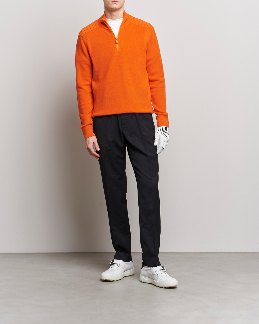 Herre | Trøjer | RLX Ralph Lauren | Merino Half-Zip Sweater Sailing Orange