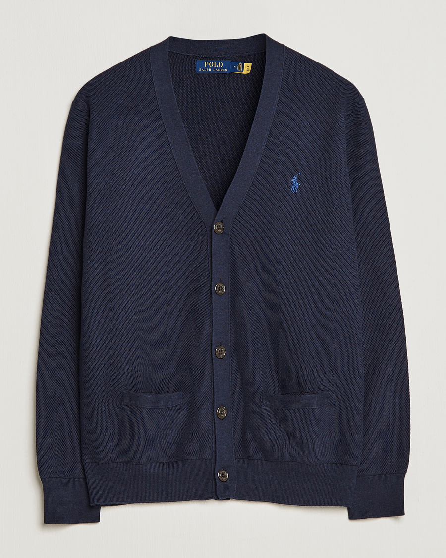Herre | Trøjer | Polo Ralph Lauren | Cotton Cardigan Navy Heather