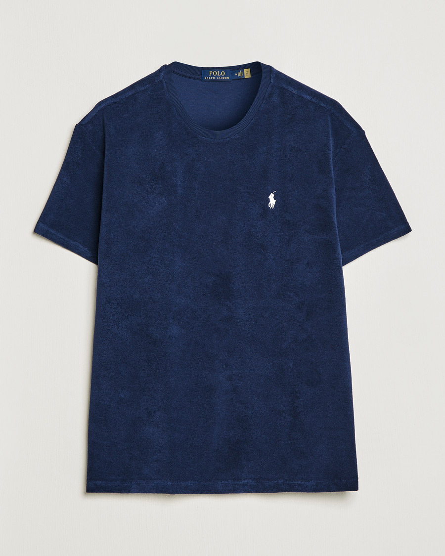 Herre |  | Polo Ralph Lauren | Cotton Terry Crew Neck T-shirt Newport Navy