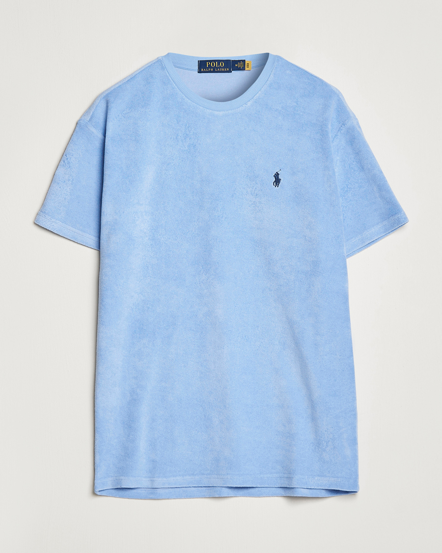Herre | T-Shirts | Polo Ralph Lauren | Terry Cotton Tee Austin Blue