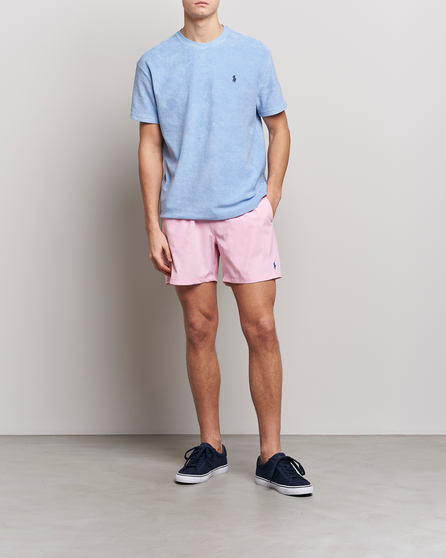 Herre | T-Shirts | Polo Ralph Lauren | Terry Cotton Tee Austin Blue