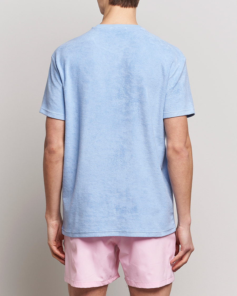 Herre | T-Shirts | Polo Ralph Lauren | Terry Cotton Tee Austin Blue