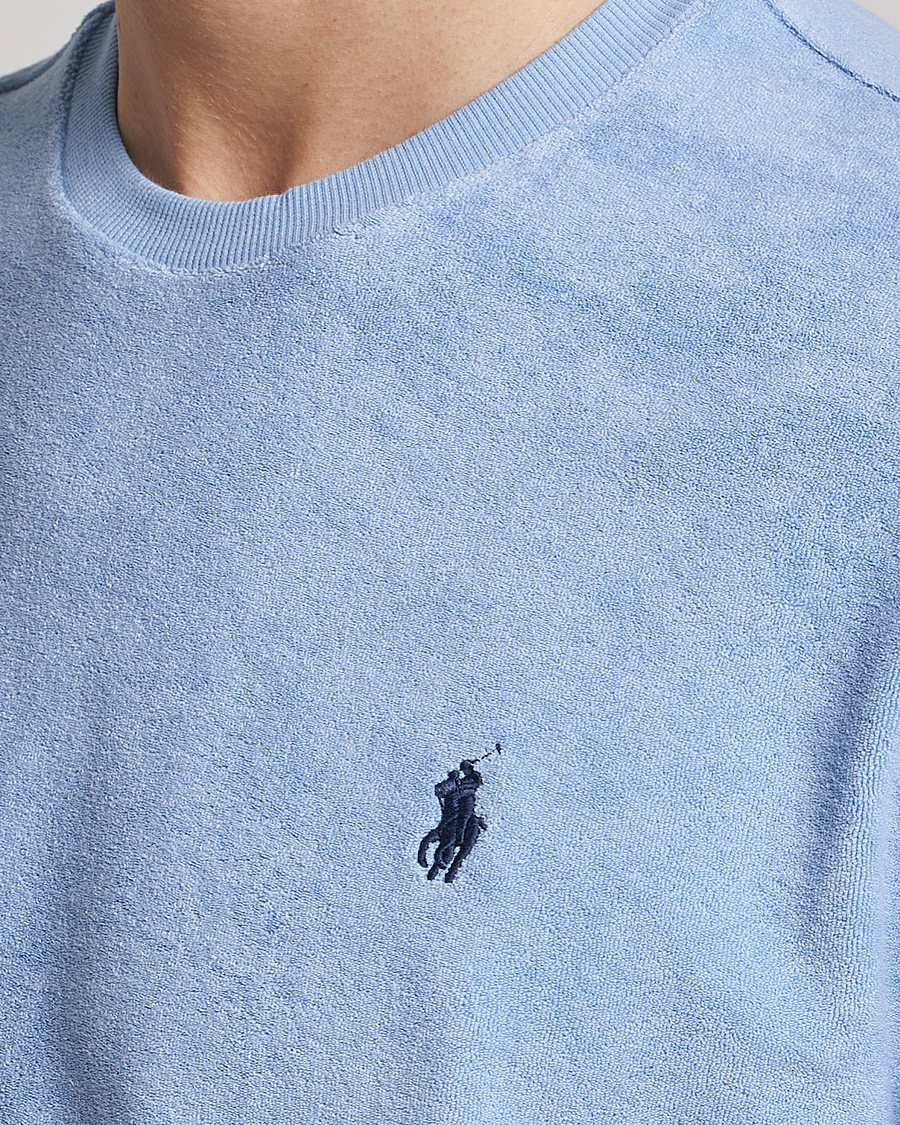Herre | T-Shirts | Polo Ralph Lauren | Terry Cotton Tee Austin Blue