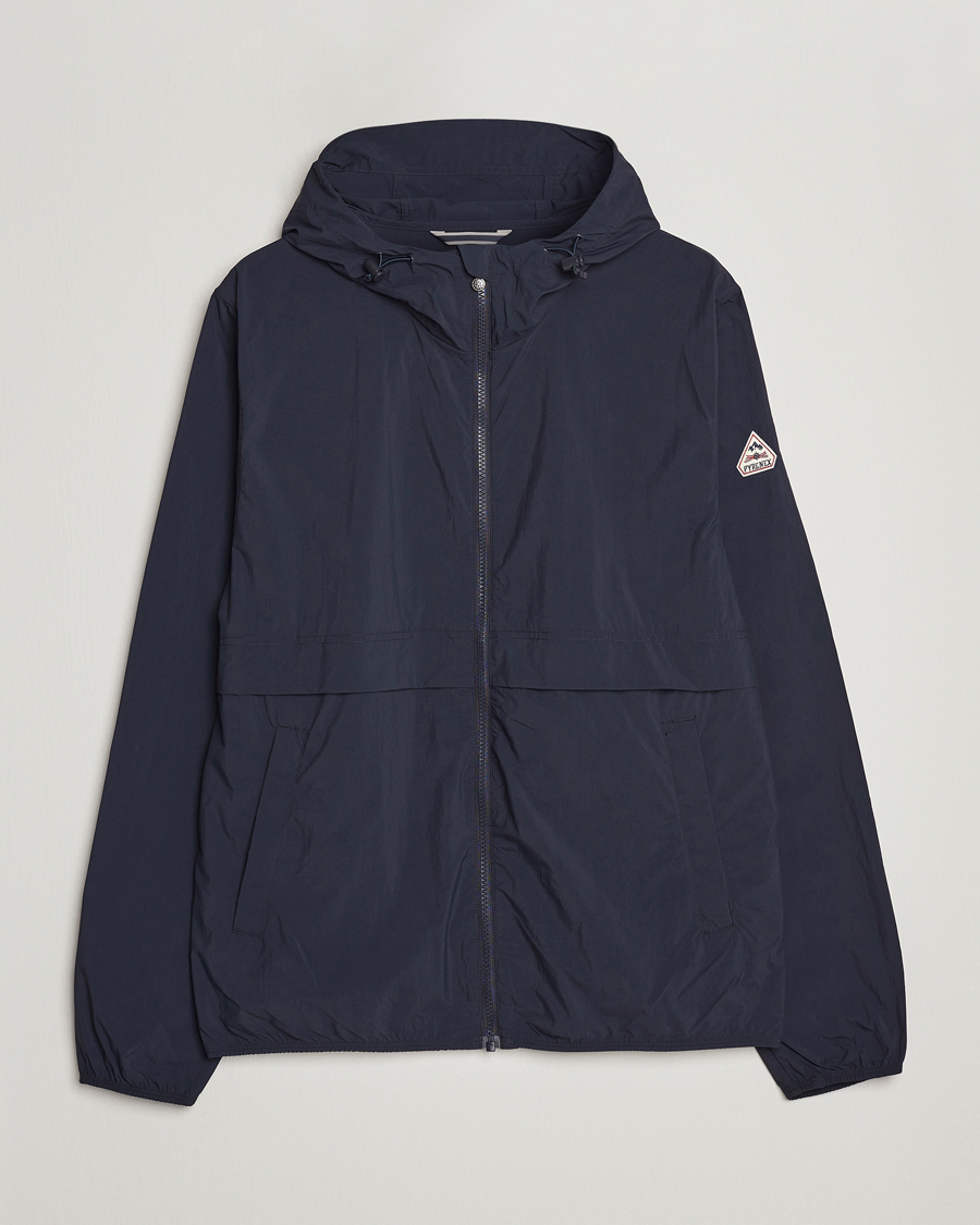 Herre | Jakker | Pyrenex | Ridge Windbreaker Hooded Jacket Deep Ink