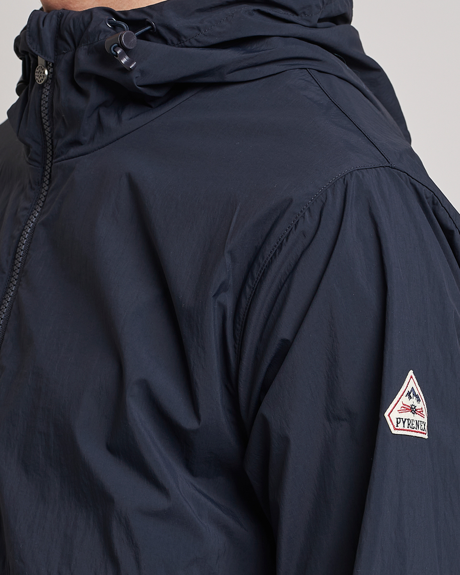 Herre | Jakker | Pyrenex | Ridge Windbreaker Hooded Jacket Deep Ink
