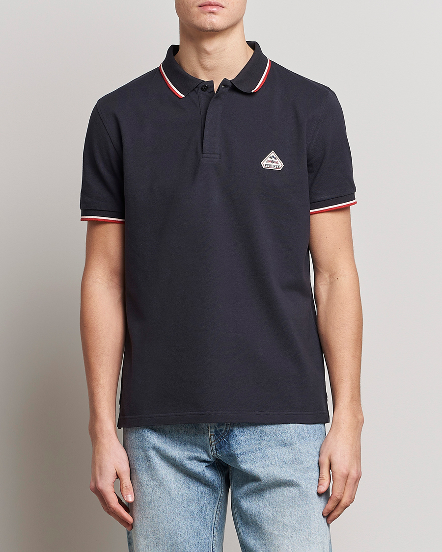 Herre | Polotrøjer | Pyrenex | Leyre Cotton Logo Polo Deep Ink