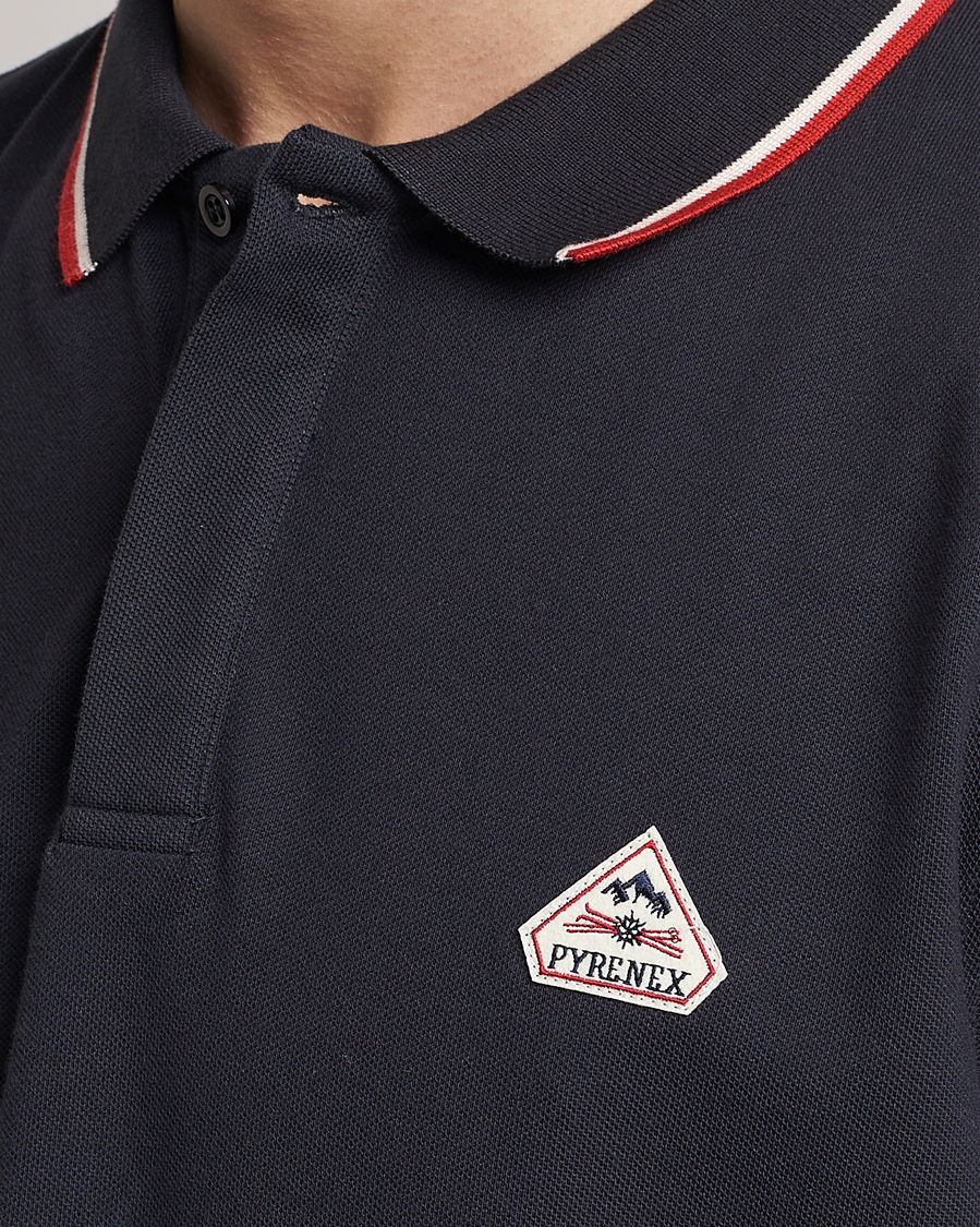 Herre | Polotrøjer | Pyrenex | Leyre Cotton Logo Polo Deep Ink