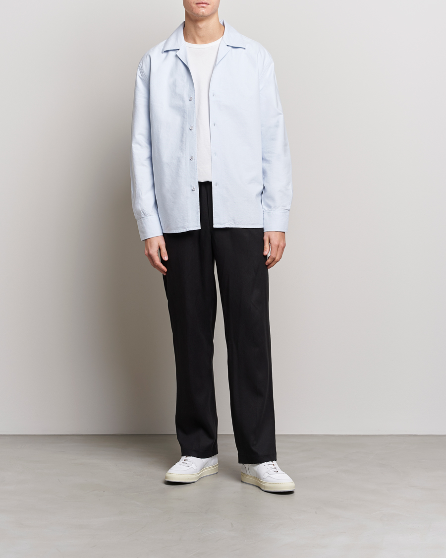 Herre | Skjorter | Filippa K | Oxford Overshirt Ice Blue