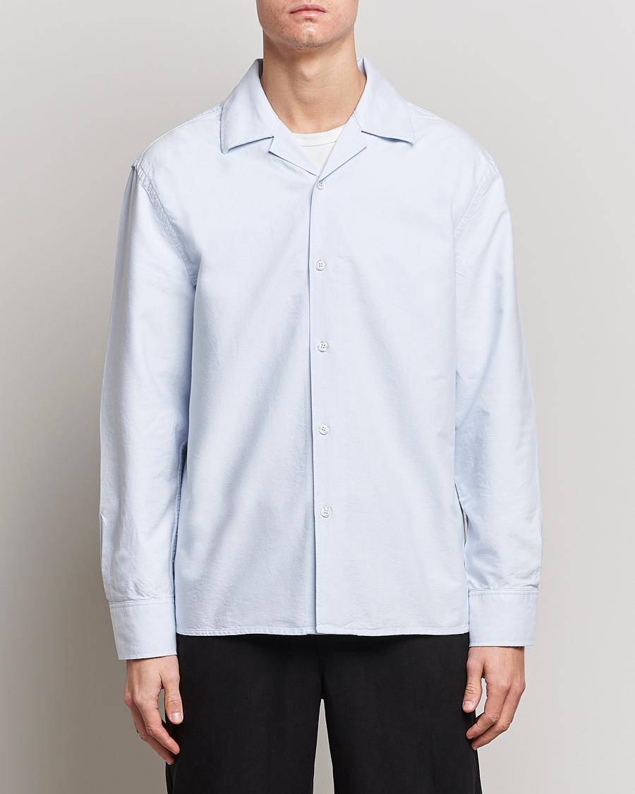 Herre | An overshirt occasion | Filippa K | Oxford Overshirt Ice Blue