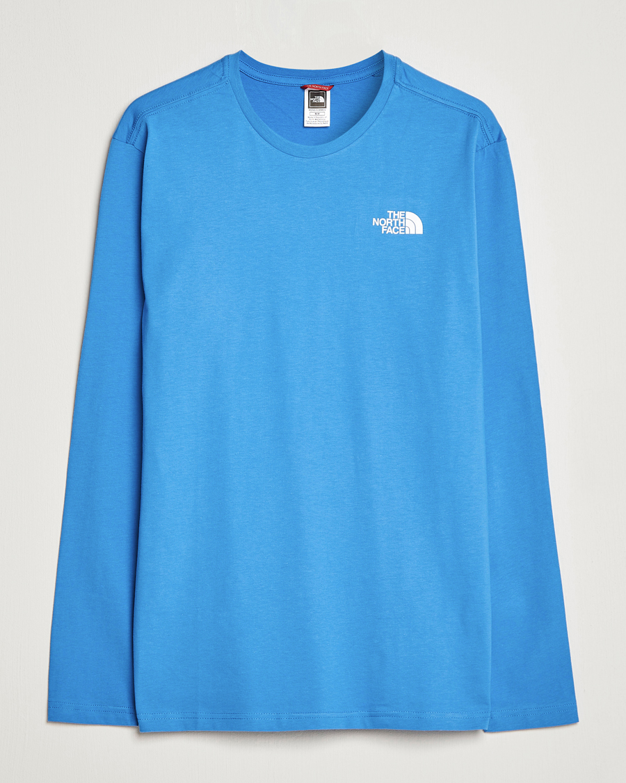 Herre | T-Shirts | The North Face | Long Sleeve Easy T-Shirt Super Sonic Blue