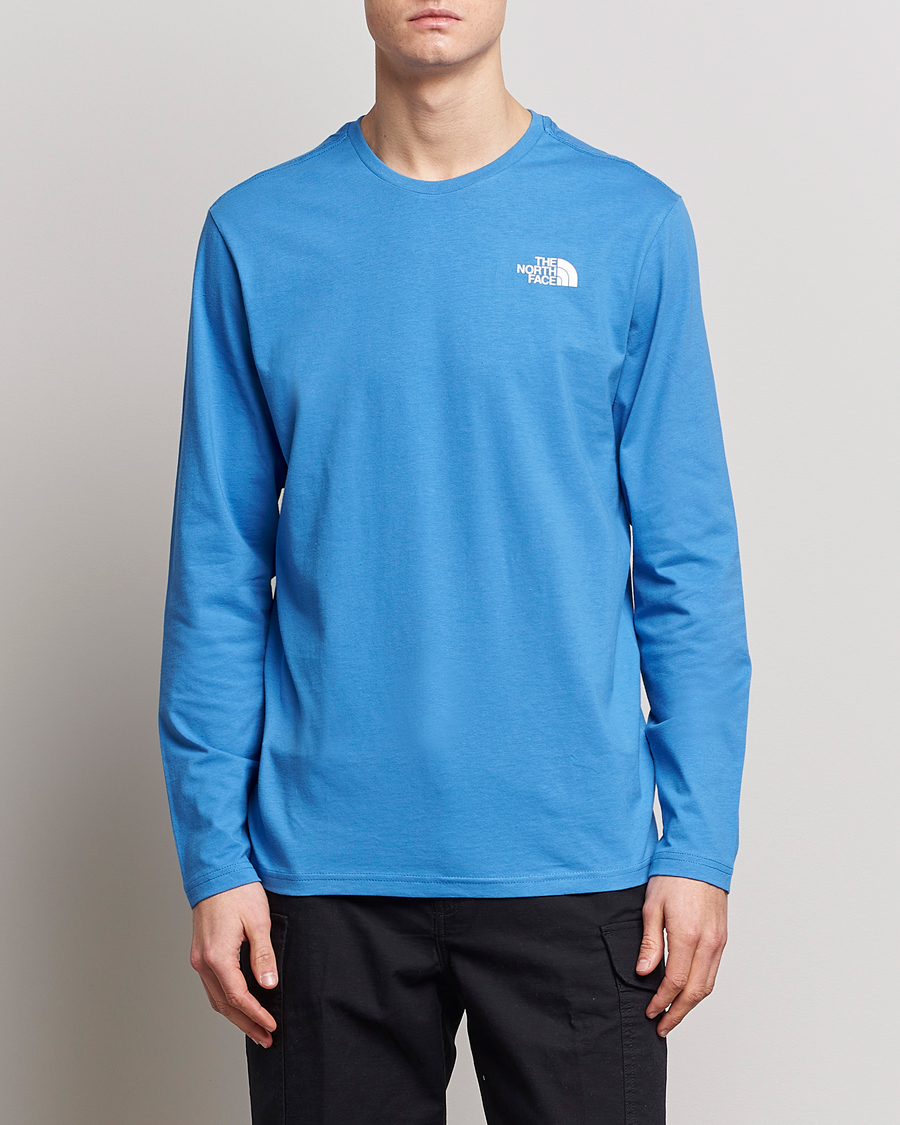 Herre | T-Shirts | The North Face | Long Sleeve Easy T-Shirt Super Sonic Blue