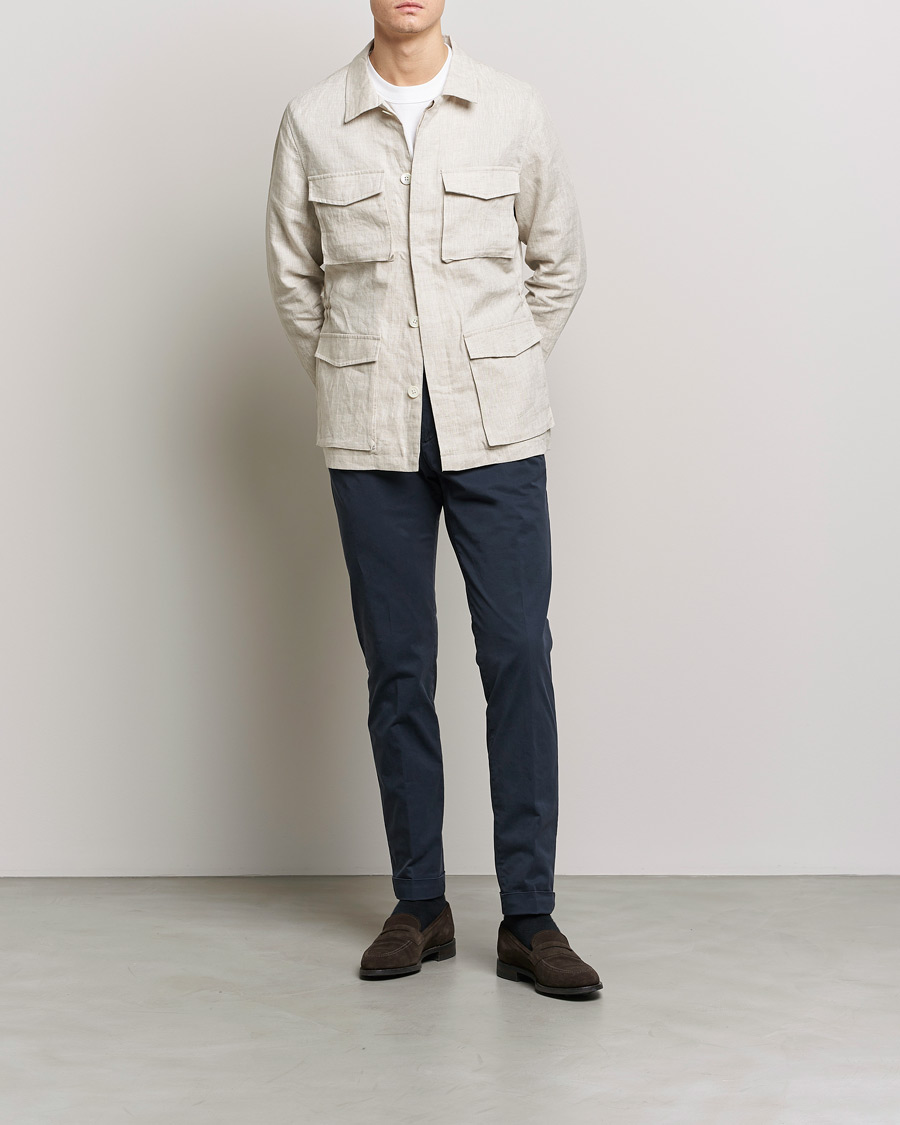 Herre | Bukser | Briglia 1949 | Slim Fit Cotton Chinos Navy
