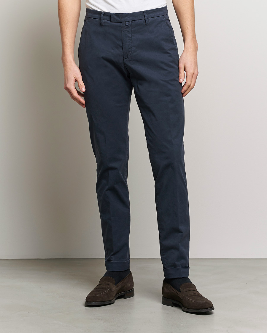 Herre | Bukser | Briglia 1949 | Slim Fit Cotton Chinos Navy