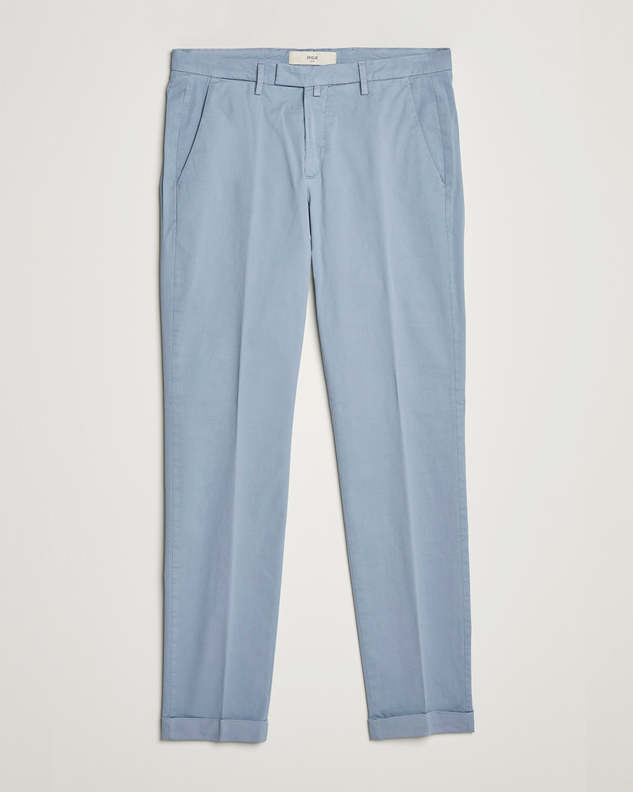 Herre | Bukser | Briglia 1949 | Slim Fit Cotton Chinos Light Blue