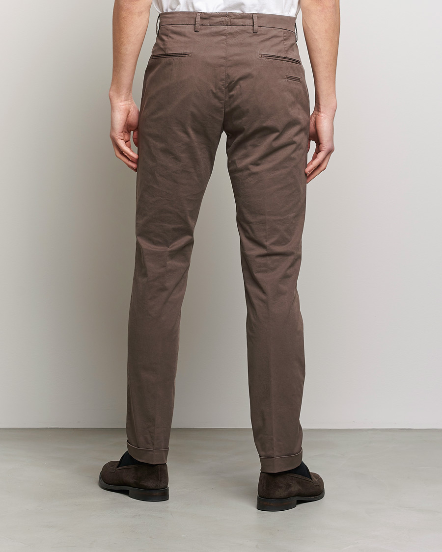 Herre | Bukser | Briglia 1949 | Slim Fit Cotton Chinos Brown