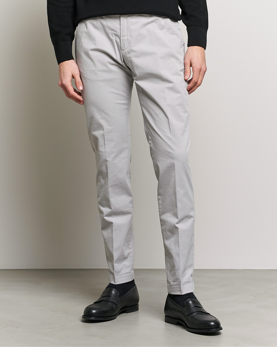 Herre | Bukser | Briglia 1949 | Slim Fit Cotton Chinos Grey