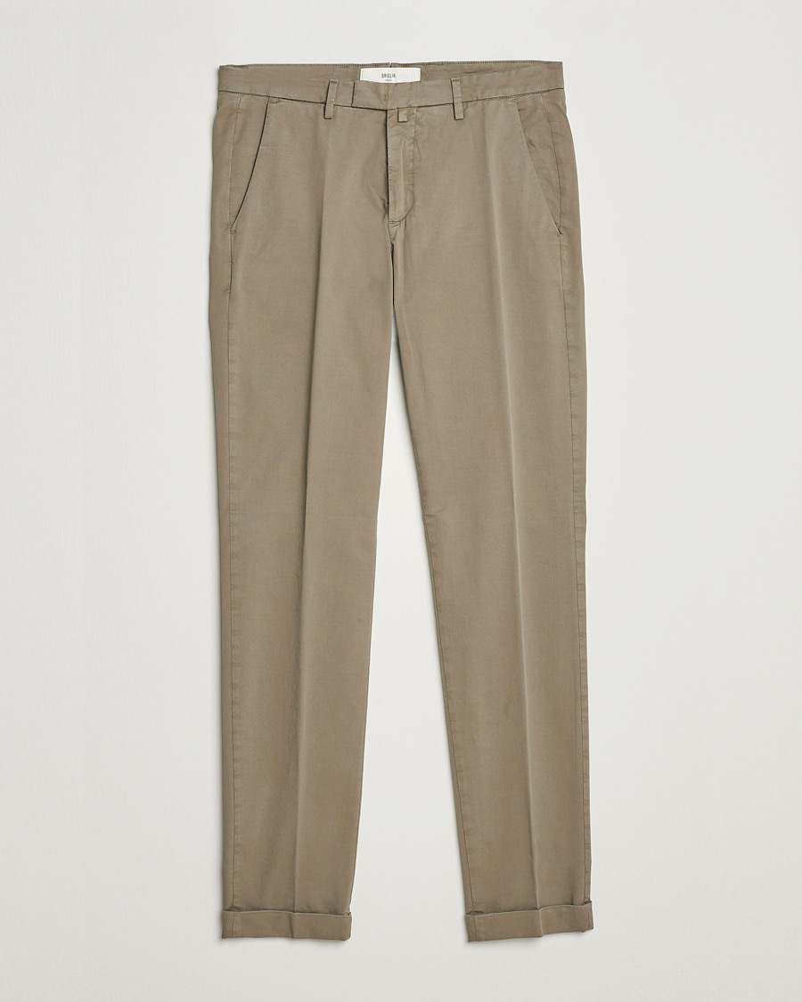 Herre | Bukser | Briglia 1949 | Slim Fit Cotton Chinos Taupe