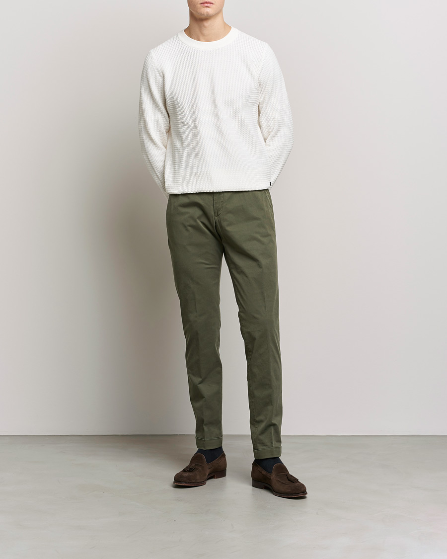 Herre | Bukser | Briglia 1949 | Slim Fit Cotton Chinos Olive