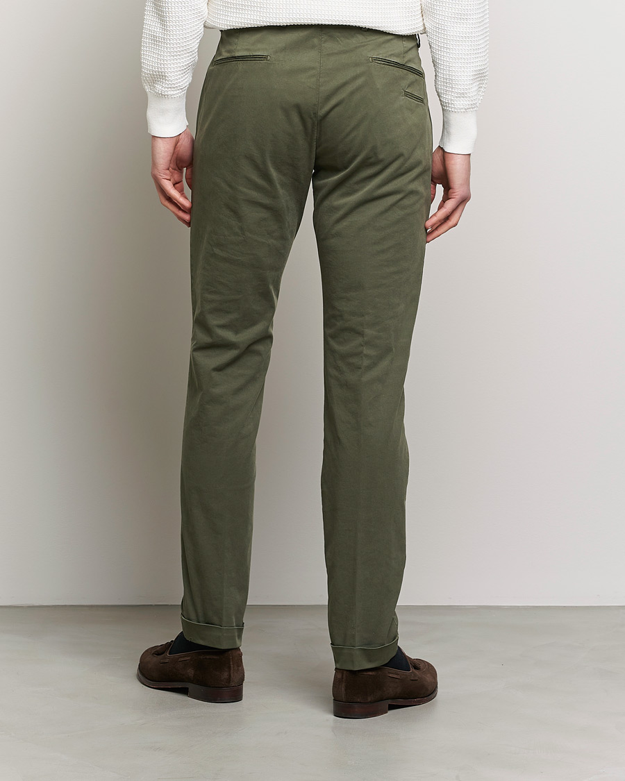 Herre | Bukser | Briglia 1949 | Slim Fit Cotton Chinos Olive