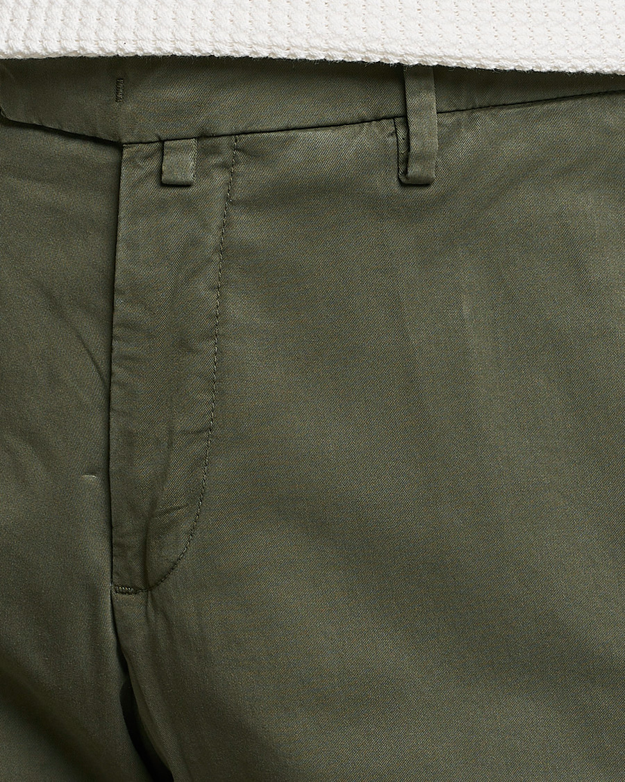 Herre | Bukser | Briglia 1949 | Slim Fit Cotton Chinos Olive