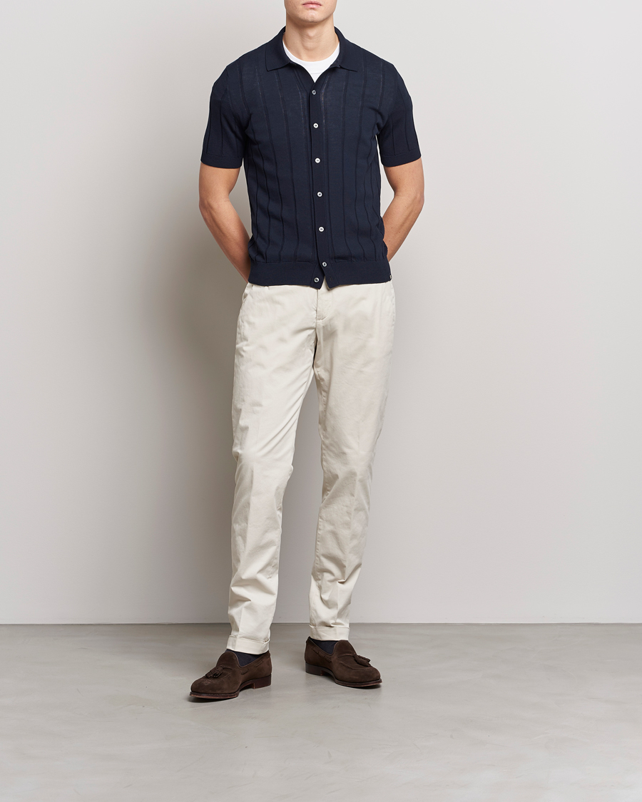 Herre | Bukser | Briglia 1949 | Slim Fit Cotton Chinos Cream