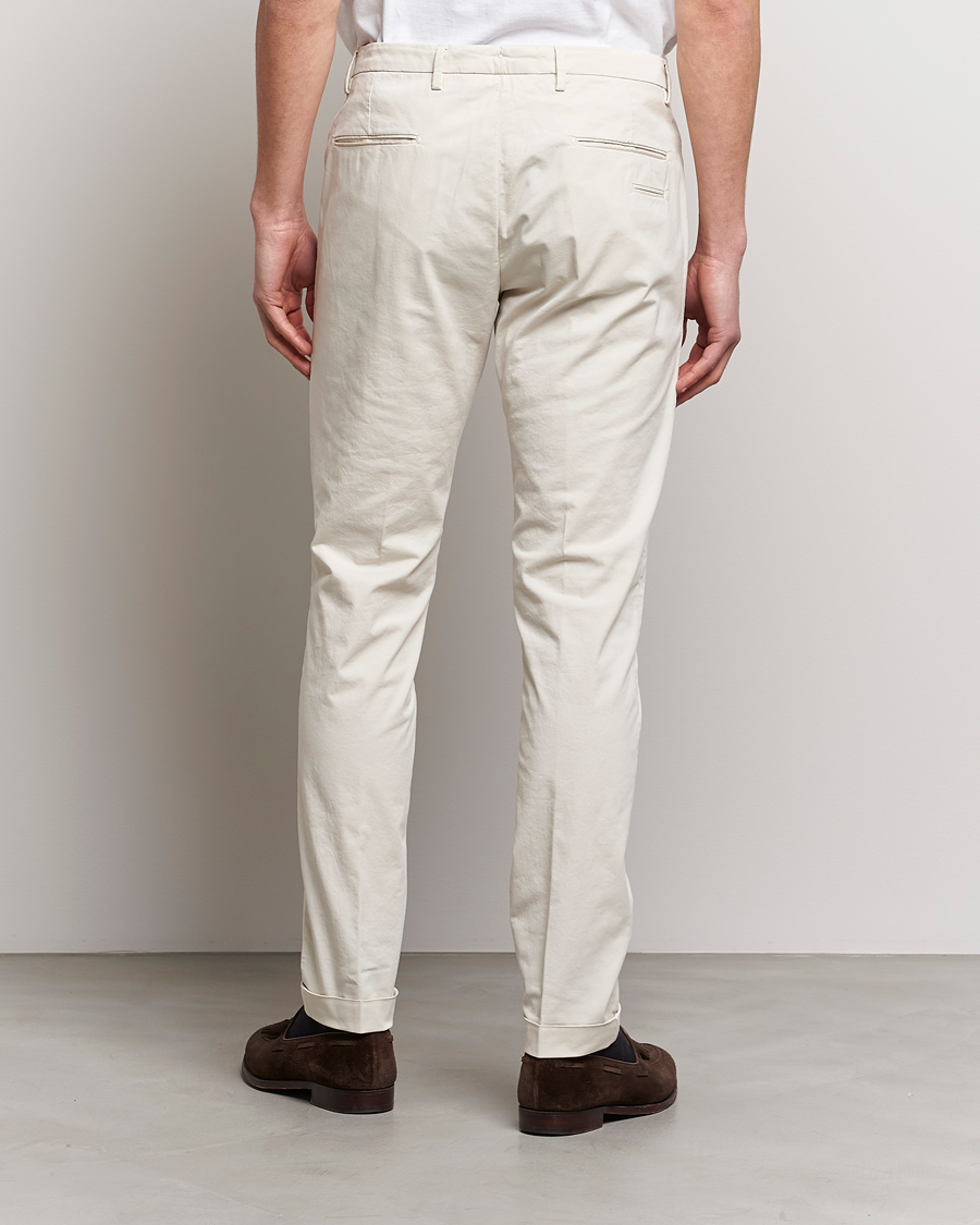 Herre | Bukser | Briglia 1949 | Slim Fit Cotton Chinos Cream