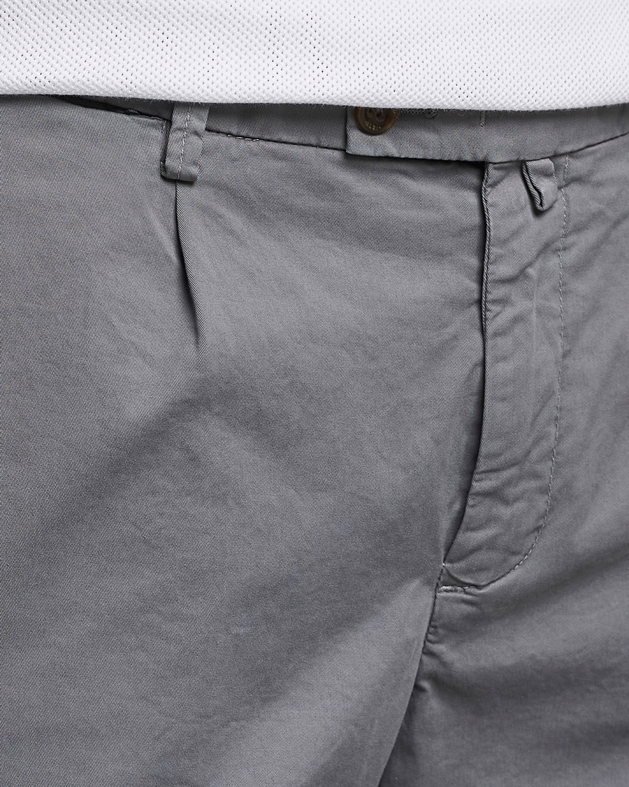 Herre | Shorts | Briglia 1949 | Pleated Cotton Shorts Grey