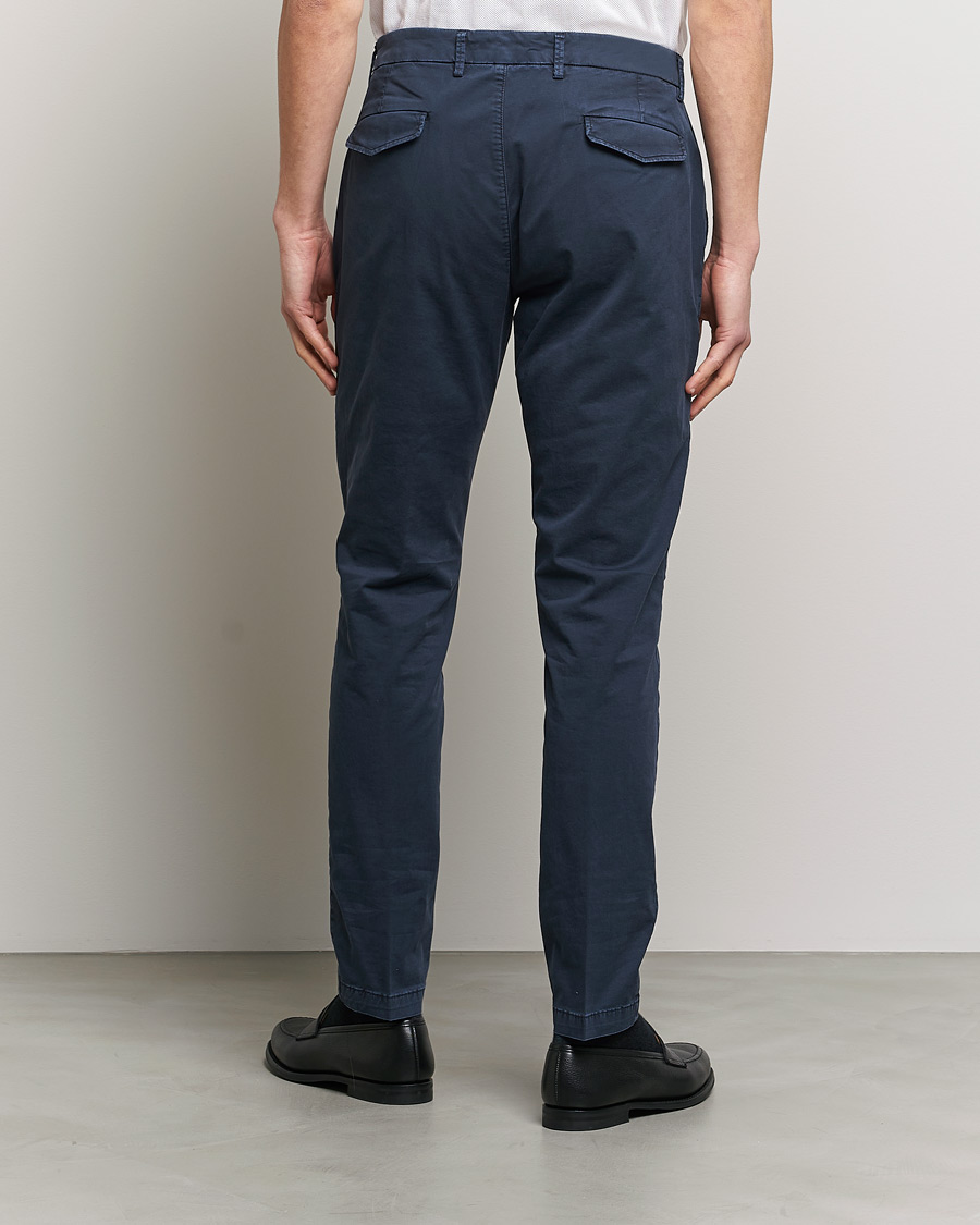 Herre | Bukser | Briglia 1949 | Tapered Fit Cotton Twill Stretch Chinos Navy