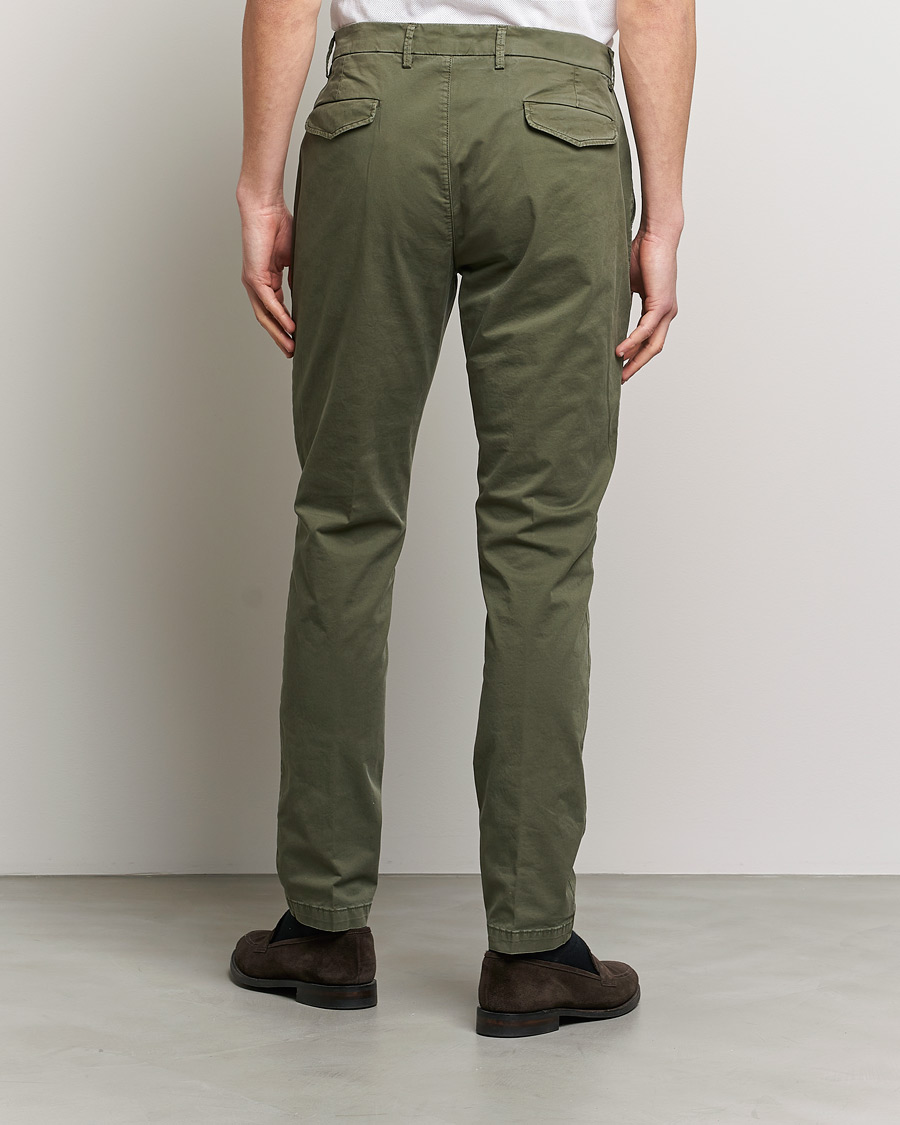 Herre | Bukser | Briglia 1949 | Tapered Fit Cotton Twill Stretch Chinos Olive