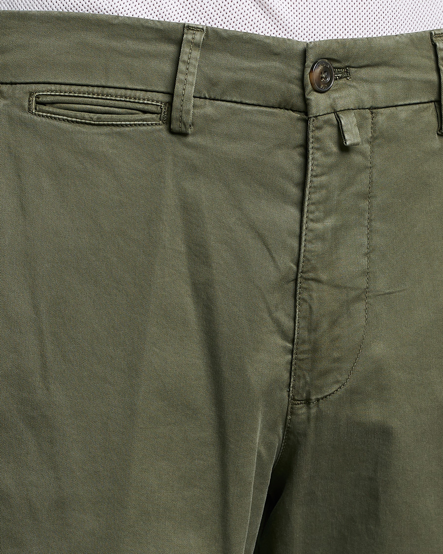Herre | Bukser | Briglia 1949 | Tapered Fit Cotton Twill Stretch Chinos Olive