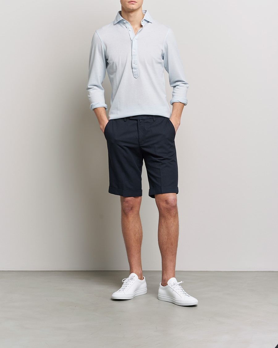 Herre | Shorts | Briglia 1949 | Linen/Cotton Shorts Navy