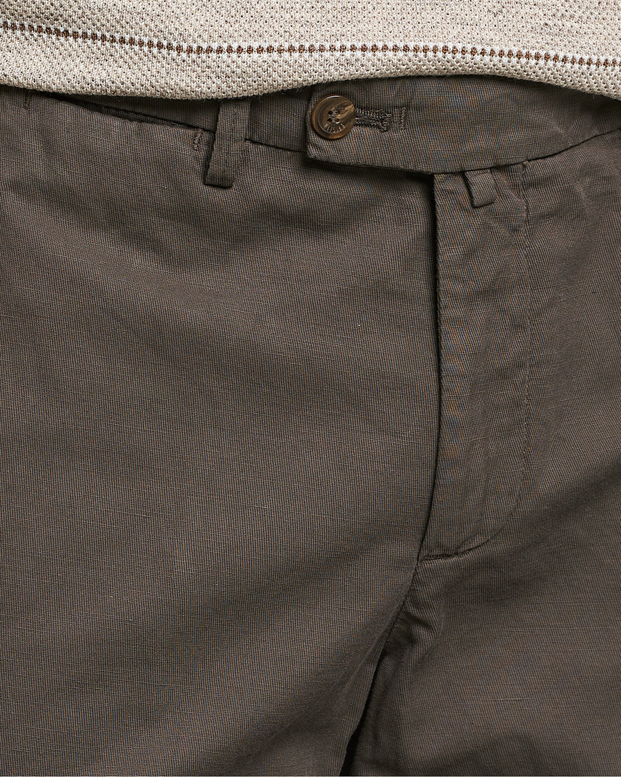 Herre | Shorts | Briglia 1949 | Linen/Cotton Shorts Brown