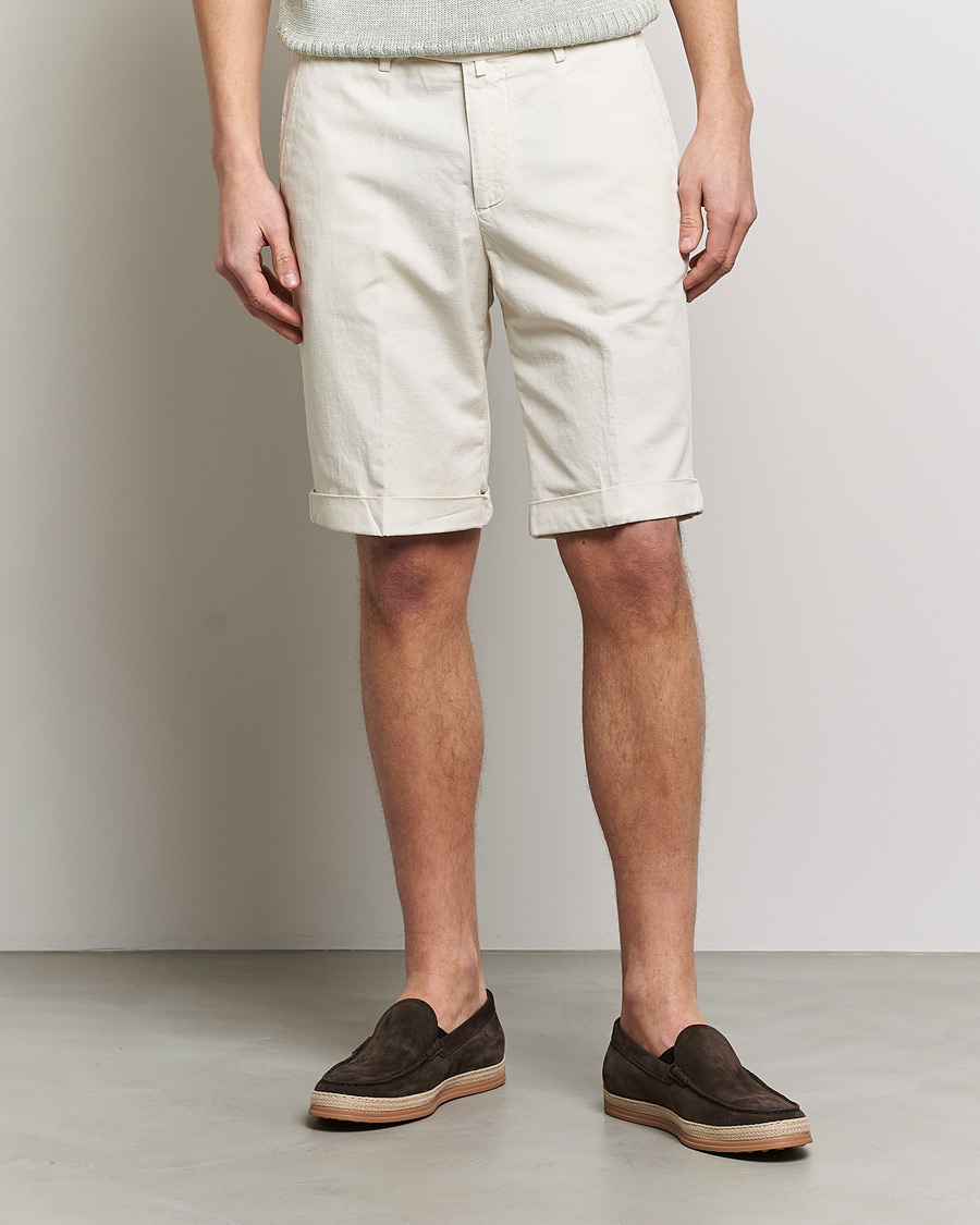 Herre | Shorts | Briglia 1949 | Linen/Cotton Shorts Cream