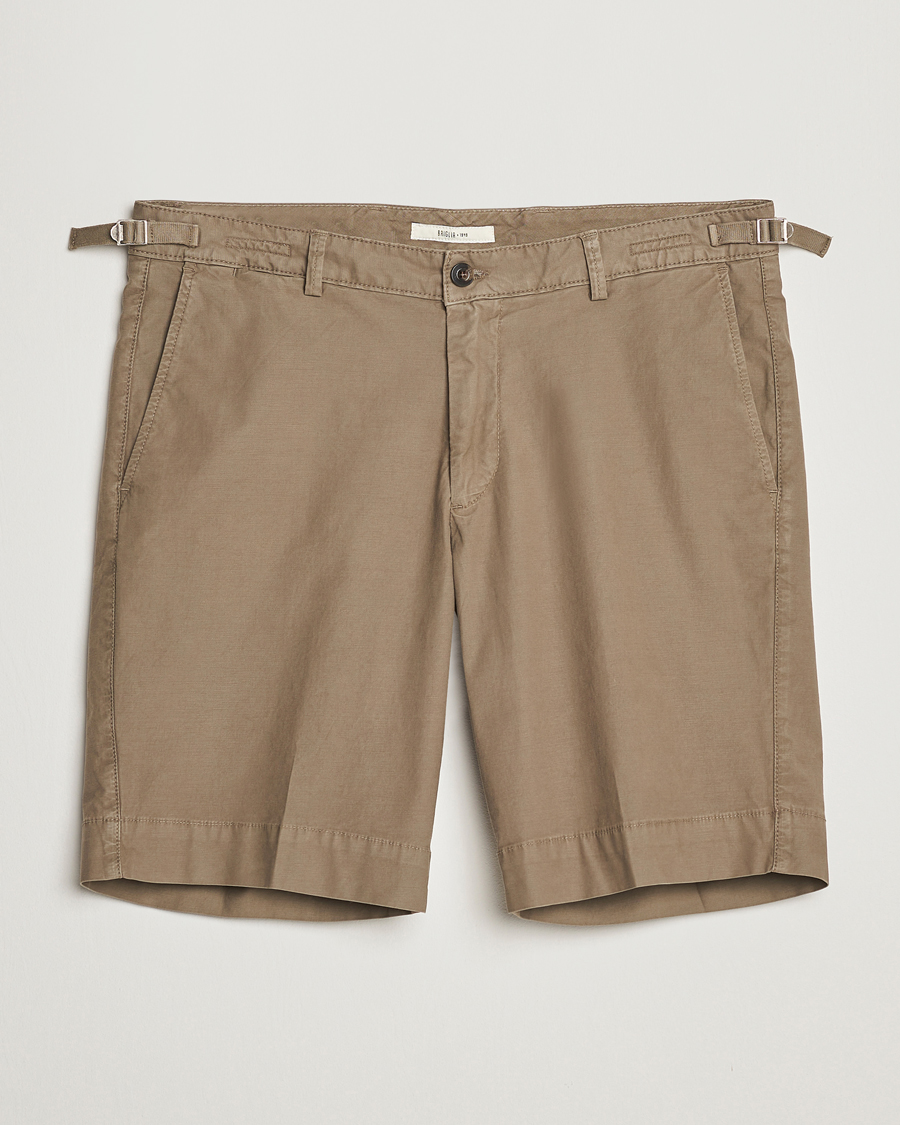 Herre | Shorts | Briglia 1949 | Upcycled Cotton Shorts Olive