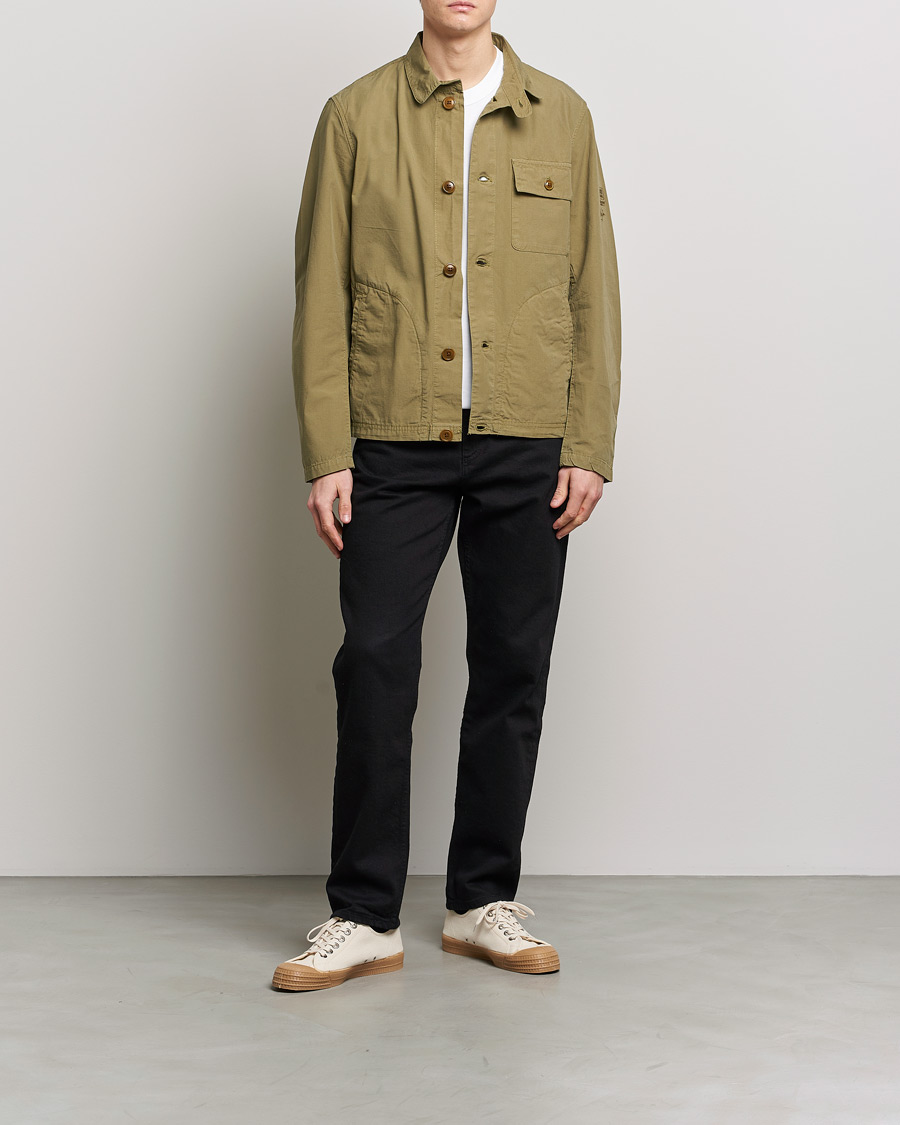 Herre | Jakker | Barbour International | Steve McQueen Terrance Shirt Jacket Olive