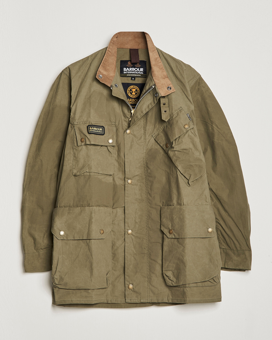 Herre | Jakker | Barbour International | City Casual Field Jacket Olive