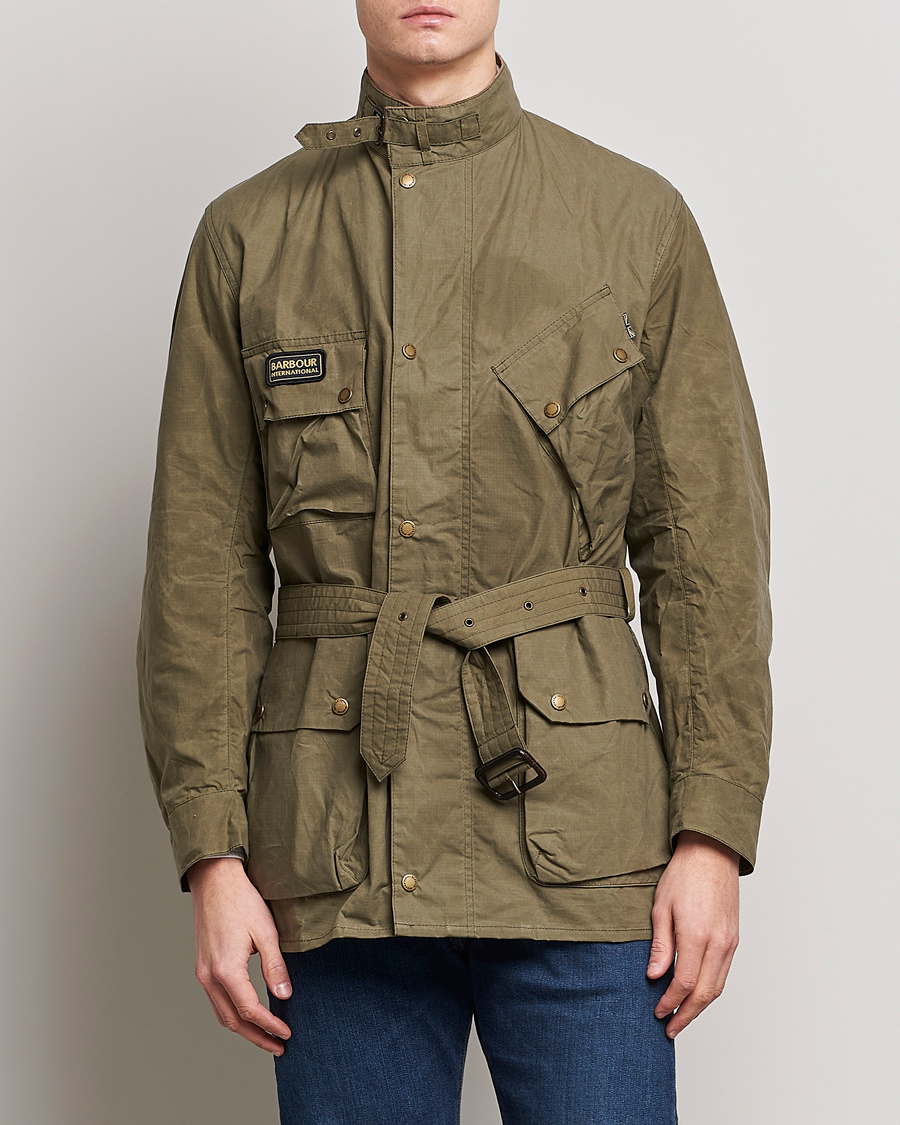 Herre | Jakker | Barbour International | City Casual Field Jacket Olive
