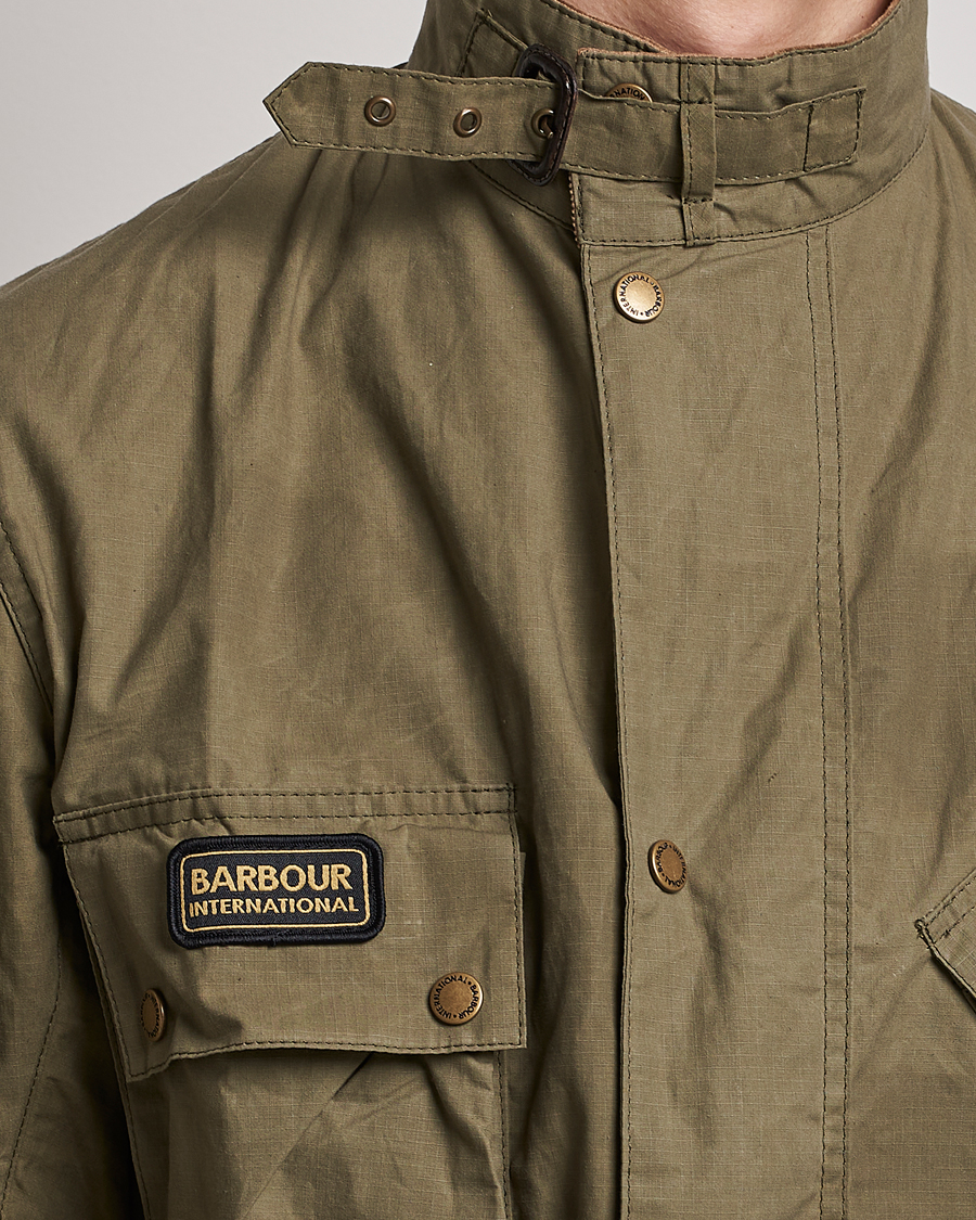 Herre | Jakker | Barbour International | City Casual Field Jacket Olive