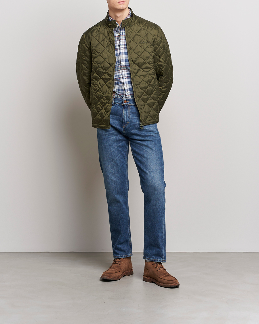 Herre | Jakker | Barbour Lifestyle | Hann Quilted Jacket Olive