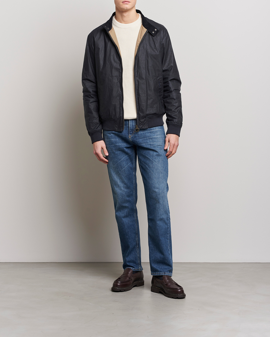 Barbour Lifestyle Royston Lightweight Waxed Jacket Royal Navy CareOfCarl