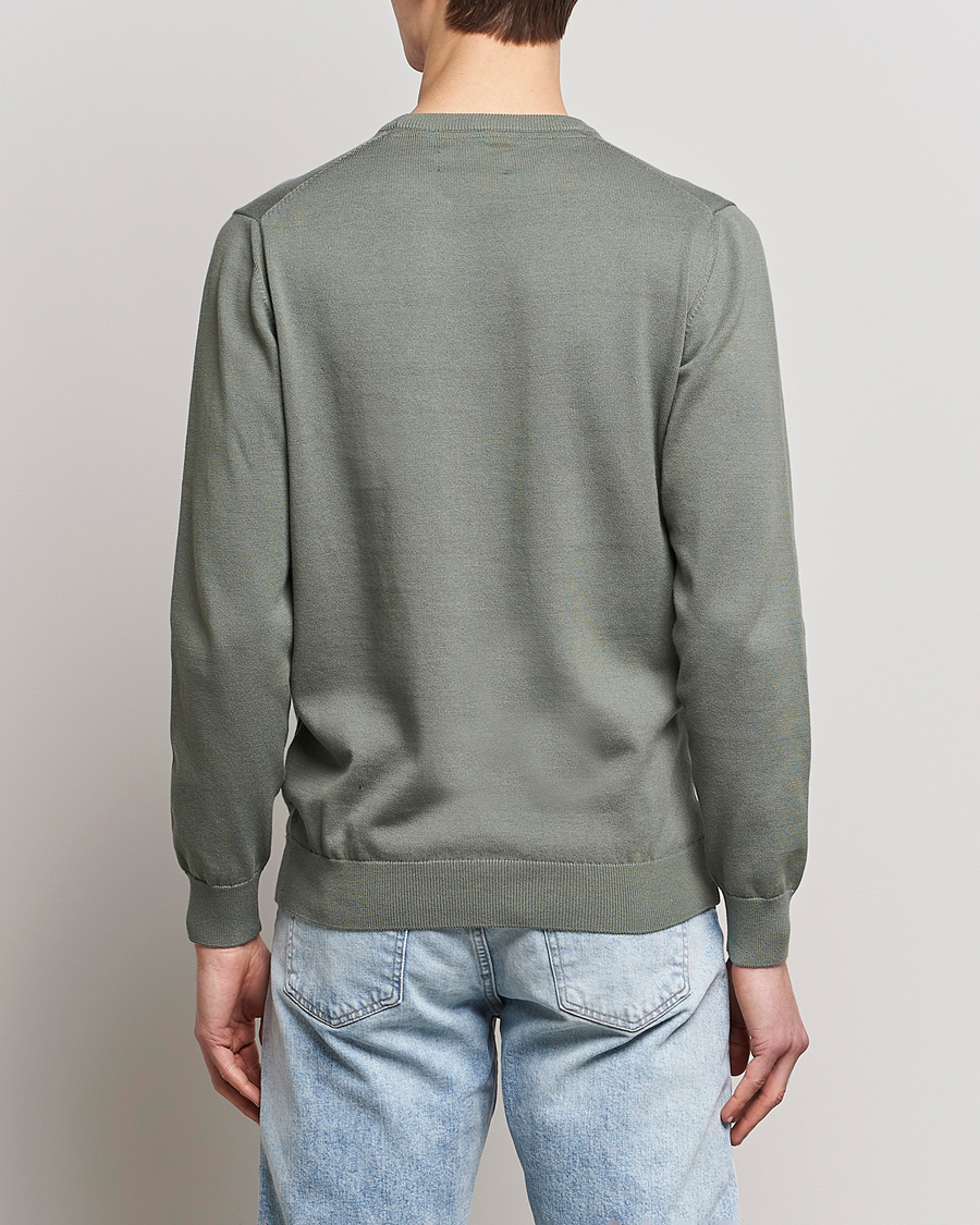 Herre | Trøjer | Barbour Lifestyle | Pima Cotton Crew Neck Agave Green