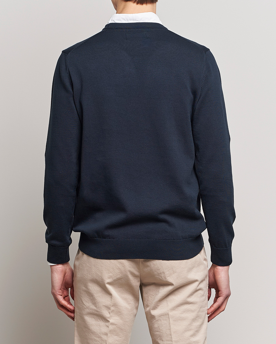 Herre | Trøjer | Barbour Lifestyle | Pima Cotton Crew Neck Navy