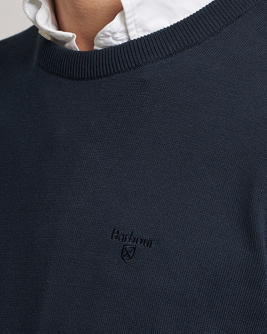 Herre | Trøjer | Barbour Lifestyle | Pima Cotton Crew Neck Navy