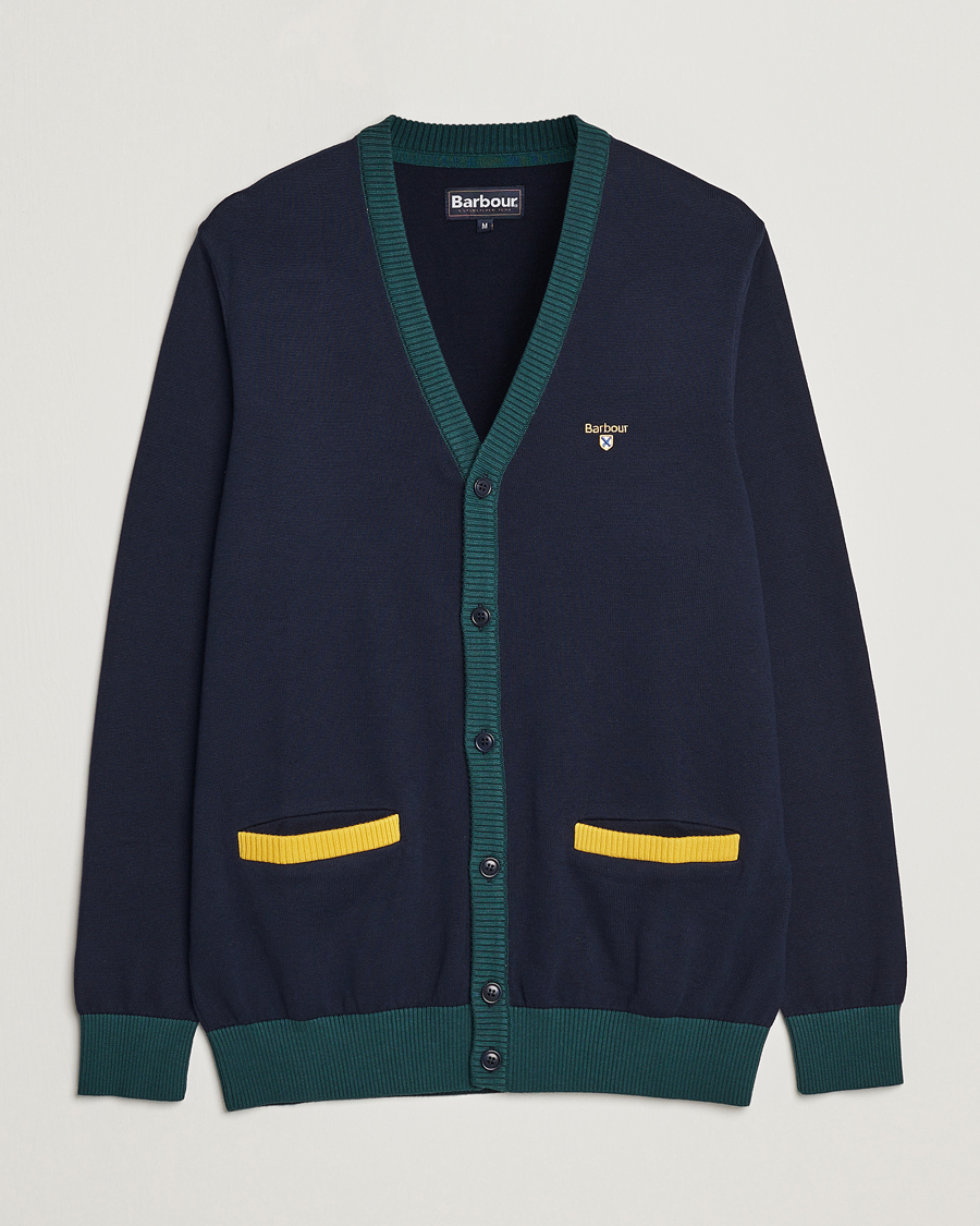 Herre | Trøjer | Barbour Lifestyle | Sheldonian Knitted Cardigan Navy