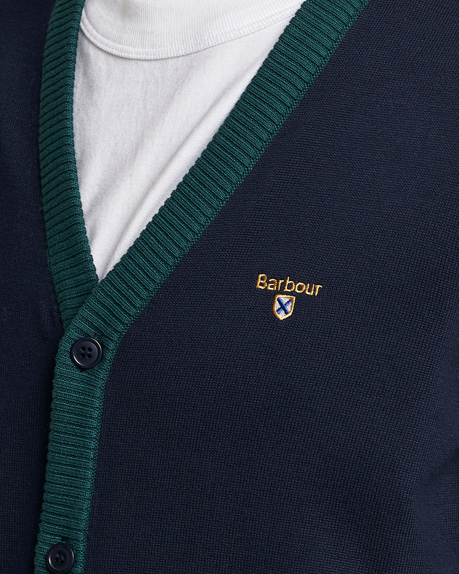 Herre | Trøjer | Barbour Lifestyle | Sheldonian Knitted Cardigan Navy