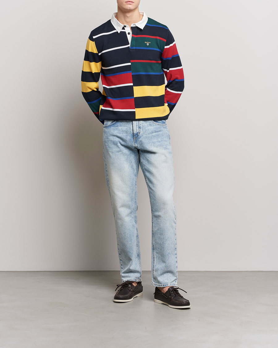 Herre | Trøjer | Barbour Lifestyle | Radcliff Knitted Rugby Multi