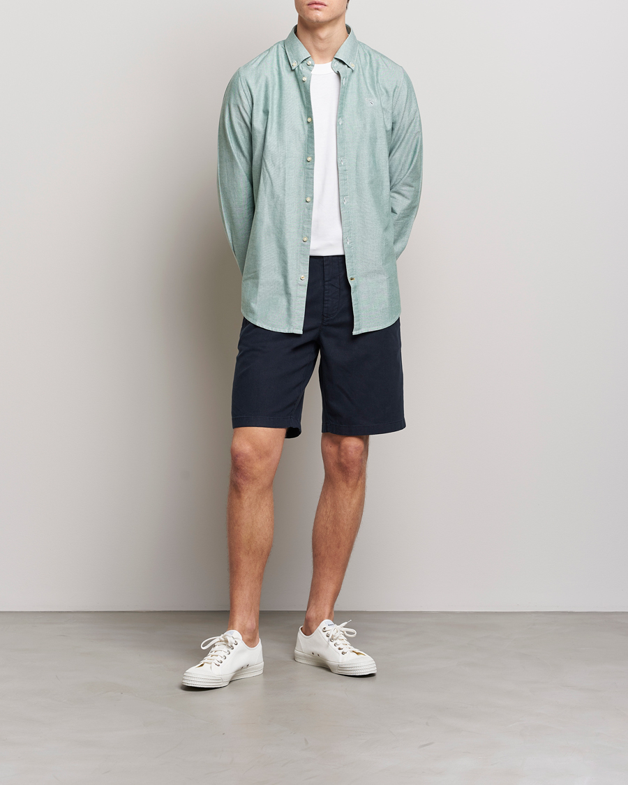 Herre | Shorts | Barbour Lifestyle | Linen/Cotton Drawstring Shorts Navy